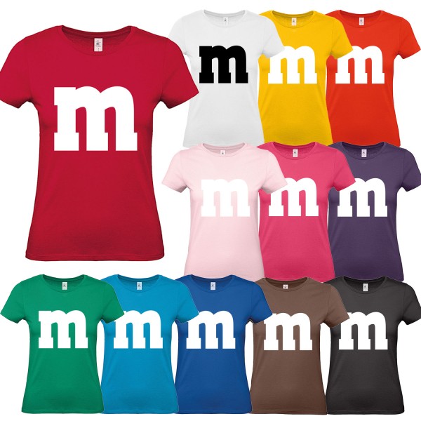 M&M Kostüm Damen T-Shirt