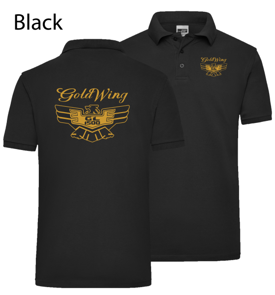 Herren Poloshirt - Gold Wing 1500 Druck