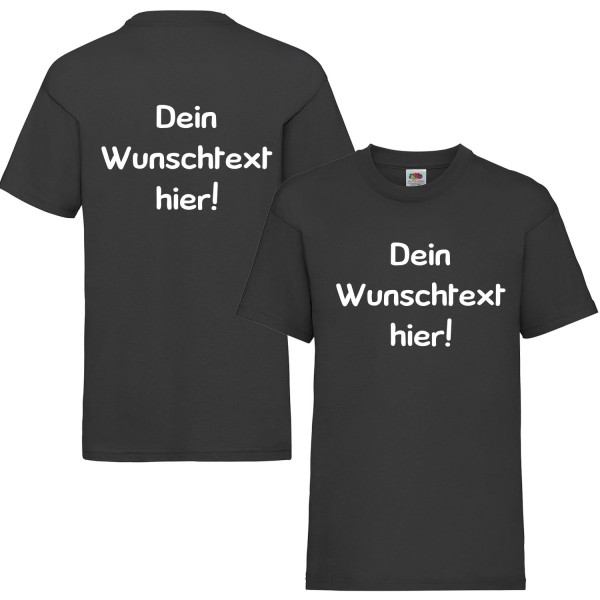 Unisex Kinder T-Shirt mit Wunschnamen bedruckt