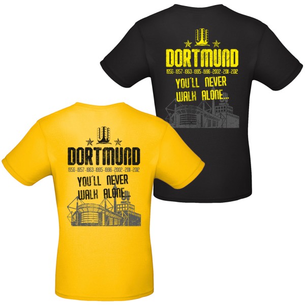 Herren T-Shirt - Dortmund - Youll never walk alone