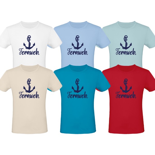 Unisex T-Shirt - Fernweh Anker